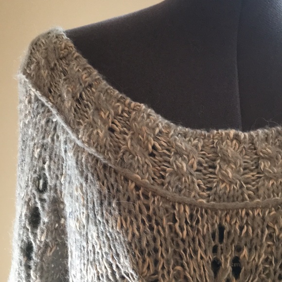 Free People Chunky Bell Sleeve Cable Knit - Picture 5 of 8